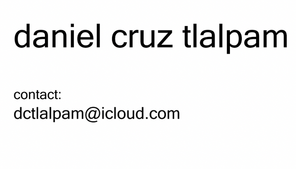 Daniel Cruz Tlalpam